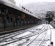 shimla snow, snow in shimla, snow in himachal pradesh, snow in shimla railway station, shimla railway station,